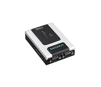 NPort 6250-S-SC - 2 ports RS-232/422/485 secure device server, single mode Ethernet with SC connector, 12-48V, w/ adapter by MOXA